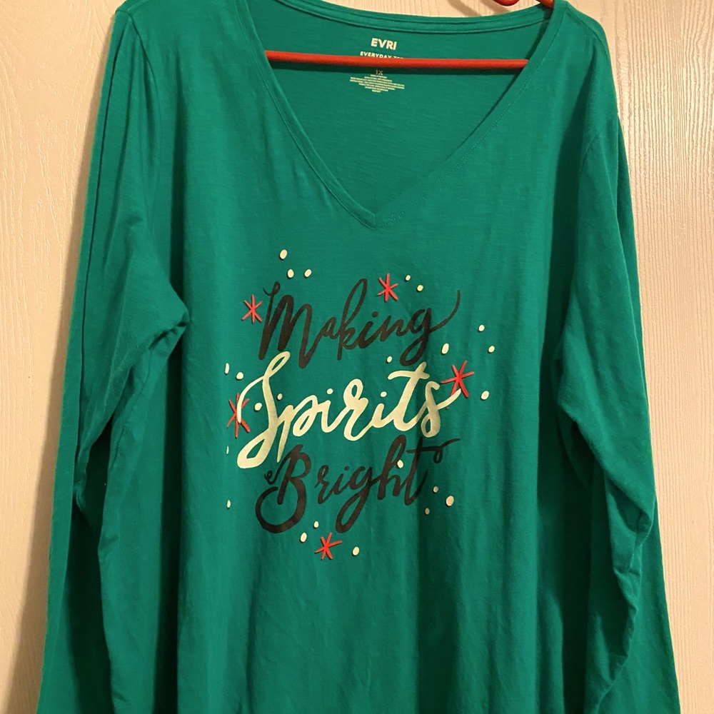 Christmas shirt Size 1x